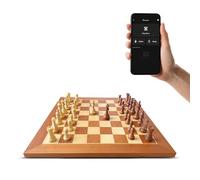 Chessnut Jeu d'échiquier électronique professionnel de luxe avec reconnaissance de toutes les pièces d'échecs en bois - 55 cm de taille tournoi avec pièces en bois