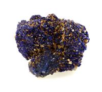 CHESSYLITE (AZURITE) - Pierre Naturelle en Provenance de France, Chessy-les-Mines - Cristal Bleu Profond, Pierre de Guérison et de Méditation 107.6 ct - Certificat d'Authenticité Inclus 30 x 27 x 26 m