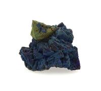 CHESSYLITE (AZURITE) - Pierre Naturelle en Provenance de France, Chessy-les-Mines - Rare Minéral Pseudomorphosée en Malachite, Collection de Mineralp 36.2 ct - Certificat d'Authenticité Inclus 23 x 18