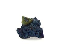 CHESSYLITE (AZURITE) - Pierre Naturelle en Provenance de France, Chessy-les-Mines - Rare Minéral Pseudomorphosée en Malachite, Collection de Mineralp 36.2 ct - Certificat d'Authenticité Inclus 23 x 18
