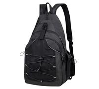 Chest Bag for Men, Small Travel Backpack, Stylish Sling Organizer, Adjustable Strap, Lightweight Build, Multiple Pockets, Easy Access, Secure Fit, Perfect for Hiking, Workout, Party, 26x16x44cm