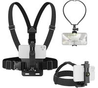 Chest Belt Harness for GoPro Max Hero 10 9 8 7 6 5 insta360 Osmo Action Holder Shoulder Accessories Kit