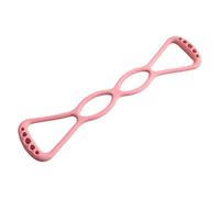 Chest Expander Fitness Band - Slimming & Shaping Arm Exerciser, Portable Lightweight Red Geometric Band, 37.5x9cm Size + Duual Grip Action Resistance Bands, Resilient Elastomer Strip for Yoga