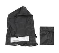 Chest Freezer Cover for 5.0 Cubic Feet | Oxford Cloth Protector with Zipper & Drawstring | Outdoor/Indoor Refrigerator Particle Cover 28x23x34 Inches