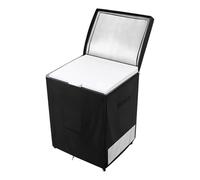 Chest Freezer Cover, Waterproof Dust Cover, All-Season Protection, Oxford Fabric with Double Top Opening, Premium Quality Portable Compact Ideal for Outdoor Home Appliance Use