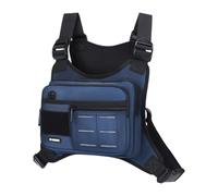 Chest Pack for Men Adjustable Large Outdoor Storage Purse | Running Chest Bag for Travel Running Hiking Gym Fishing Work