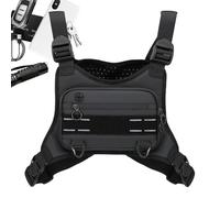 Chest Pouch for Men, Outdoor Chest Bag Running Vest, Polyester Waterproof Phone Holder Adjustable Pouch for Men and Women, Perfect for Hunting, Biking, Travel, Cycling, Workout, and Jogging