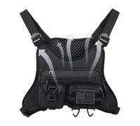 Chest Running Vest, Slim Fitness Pack, 14.96x1.97x10.24 inches, Lightweight Phone Carrier with Adjustable Strap, Workout Gear for Biking, Hiking, Training, Commuting, Exercise and Outdoors