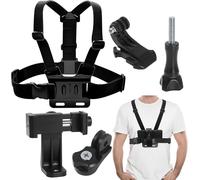 Chest Strap Holder for Mobile Phone, Adjustable Chest Strap Harness Mount Compatible with GoPro Hero 10/Hero 9 Camera