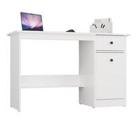 Chester 120 bureau - 1 tiroir avec placard - 120x75x45 cm - blanc