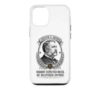 Chester Arthur Portrait du 21e président Histoire présidentielle Coque pour iPhone 12/12 Pro