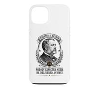 Chester Arthur Portrait du 21e président Histoire présidentielle Coque pour iPhone 13