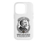 Chester Arthur Portrait du 21e président Histoire présidentielle Coque pour iPhone 14 Pro