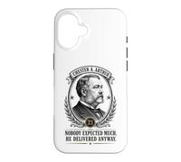 Chester Arthur Portrait du 21e président Histoire présidentielle Coque pour iPhone 16