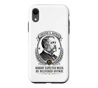 Chester Arthur Portrait du 21e président Histoire présidentielle Coque pour iPhone XR