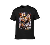 Chester Bennington Musician Actor Vocals Linkin Park Unisex T-Shirt Printed Tee Graphic Top Men Black Shirt L