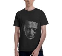 Chester Bennington T Shirt Mens Summer Tee Casual Fashion Short Sleeve Tops Black M