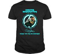 Chester Bennington Tee Single Tour Women Men Black T-Shirt Black T-Shirts & Hemden(XX-Large)