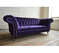 Chesterfield 3 sièges XXL rembourrés Siège Canapé Garniture Big Canapés 2016-41-
