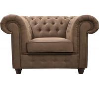 Chesterfield Cambridge Fauteuil TV Lounge Club Chair 1 siège rembourré Design