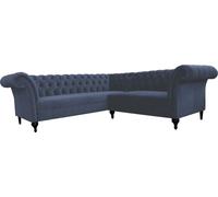 Chesterfield Canapé d'angle Canapé designer Canapé en cuir velours SLIII Canapé №98