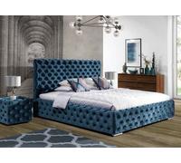 Chesterfield Coussin Velvet Double Lit Luxe Design Lits Double Mariage Nouveau