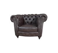 Chesterfield Fauteuil Canapé 1 place Cuir Lounge Siège Luxe Une place