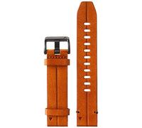Chestnut Leather - Quick Fit - Fenix 6X - 26mm - Fenix 3/ fēnix 5X/ 5X Plus | Bracelet de montre Garmin officiel, 20mm, compatible avec une sélection de fenix, Instinct, epix, usage quotidien, résistant