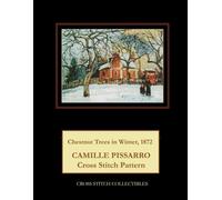 Chestnut Trees in Winter, 1872: Camille Pissarro Cross Stitch Pattern
