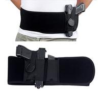 Chestnut-YX Étuis Tactiques pour Pistolet à Bande Abdominale pour Transport dissimulé, étui pour Pistolet à la Taille avec Pochette pour la Plupart des Pistolets et Revolvers (Khaki)