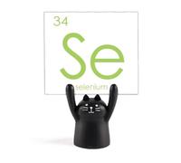 Chestry Éléments de table périodique Chalcogènes Élément sélénium Se support mémo dessin animé chat noir décoration