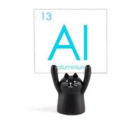 Chestry Elements Table périodique Métaux pauvres Alunium Al Memo Support Dessin animé Chat Noir Décoration
