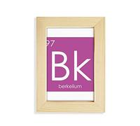 Chestry Elements Tableau périodique Actinide Berkelium Bk Cadre photo 12,7 x 17,8 cm