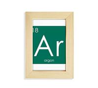 Chestry Elements Tableau périodique Rare Gas Argon Ar Cadre photo 12,7 x 17,8 cm
