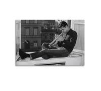 Chet Baker Poster d'œuvres d'art rétro Impression sur toile Décoration d'intérieur 20 x 30 cm
