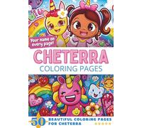 Cheterra Coloring Pages: Wow-Effect! Your name on every page - Cheterra coloring book - 6x9" - 50x Cheterra coloring page - Fantastic Gift