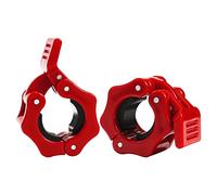 Chetexus Colliers de serrage pour barre olympique de 2,5 cm à dégagement rapide avec verrouillage de verrouillage pour barre de poids standard pour entraînement, haltérophilie, fitness, entraînement