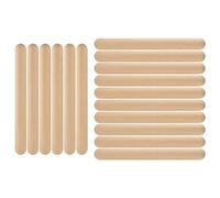 CHEUKYIU Lot de 16 bâtons de rythme, en bois de 20 cm, pour les écoles, les groupes, les professionnels ou les débutants de tous les styles, non peints