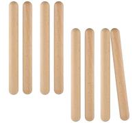 CHEUKYIU Lot de 8 bâtons de Rythme en Bois de Résonance, 20 cm, pour Groupes, Professionnels ou Débutants de Tous Les Styles