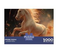 Cheval 1000 Pièce Puzzle Jeu De Famille Classique Animaux Jigsaw Puzzles Défi Couleur pour Adultes Et Enfants 38x26cm/1000pcs