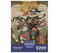 Cheval 1000 Pièces Puzzle Jeu Éducatif Créatif Animaux Jigsaws Jeu De Défi Unique pour Adultes Et Enfants 70x50cm/1000pcs