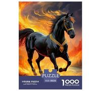 Cheval 1000 Pièces Puzzle Jeu Éduchatif Créatif Jigsaws Belle Décoration Puzzle pour Adultes Et Enfants 38x26cm/1000pcs