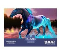 Cheval 1000 Pièces Série Animal Puzzle Adulte Un Puzzle Difficile Jeu De Puzzle pour Toute La Famille Divertissement Puzzles Classiques pour Adultes Et Enfants À Partir De Activité Familiale Parfaite