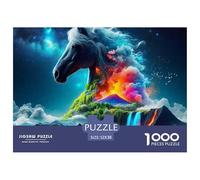 Cheval 1000 Pièces Série Animal Puzzle Adulte Un Puzzle Difficile Jeu Éducatif Défi Jouets Divertissement Puzzles Classiques Pour Adultes Et Enfants À Partir De Jeu De Puzzle Pour Toute La Famille Déc