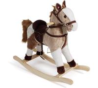 Cheval À Bascule 46cm Marron Clair/Blanc