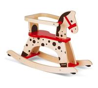 Cheval à Bascule en Bois Caramel - JANOD - Système Anti-Bascule - Dès 1 An