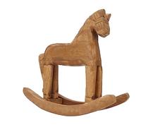Cheval à Bascule en Bois Decor Table Toy Bookrack Showcase Material Handmade Trojan Horse Decoration Ornements Handmade Crafts Drawing Tables Boards Crafts Crafts