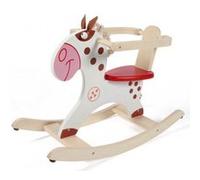 Cheval à bascule en bois indien scratch europe G