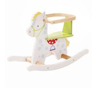 Cheval à Bascule en Bois Kleine Racker ROBA - Multicolore - Supporte 25 kg