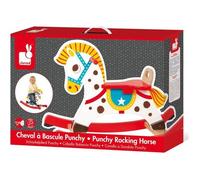 Cheval à bascule en bois Punchy - JANOD - Multicolore - Mixte - A partir de 12 mois